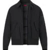 HUGO, Blouson Bardo, T400® Wattiert, Schwarz