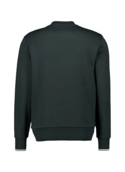Fred Perry, Sweatshirt, Baumwolle, Olivgrün -Herrenausstatter Verkaufe 452243 norm2