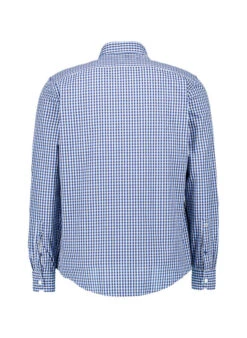 OLYMP, Hemd, Regular Fit, Baumwolle, Marine-weiß Kariert 2 OLYMP, Hemd, Regular Fit, Baumwolle, Marine-weiß Kariert -Herrenausstatter Verkaufe 452245 norm2