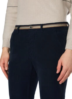 Mason's, Chino Torino, Slim Fit, Cord, Dunkelblau -Herrenausstatter Verkaufe 452249 norm3