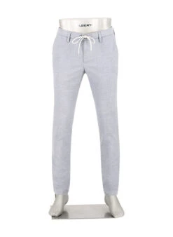 Alberto, Hose Jump, Slim Fit, Mikrofaser-Stretch, Hellblau