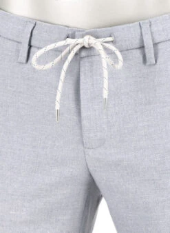 Alberto, Hose Jump, Slim Fit, Mikrofaser-Stretch, Hellblau -Herrenausstatter Verkaufe 452255 norm4