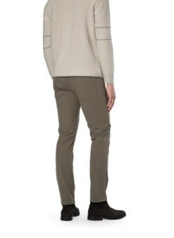 BOSS Black, Hose Delaware, Slim Fit, Cord, Grünbraun -Herrenausstatter Verkaufe 452269 norm2