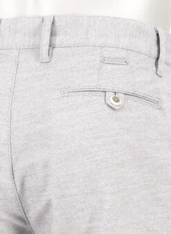 Alberto, Chino Lou, Regular Fit, Baumwolle, Hellgrau Meliert -Herrenausstatter Verkaufe 452286 norm6