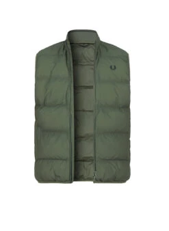 Fred Perry, Steppweste, Nylon Wasserabweisend, Green