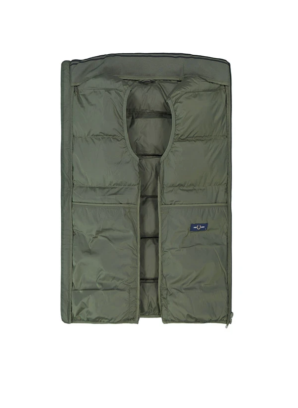 Fred Perry, Steppweste, Nylon wasserabweisend, green Fred Perry, Steppweste, Nylon Wasserabweisend, Green -Herrenausstatter Verkaufe 452313 norm3