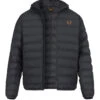 Fred Perry, Steppjacke, Nylon Wasserabweisend, Black