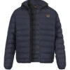 Fred Perry, Steppjacke, Nylon Wasserabweisend, Navy