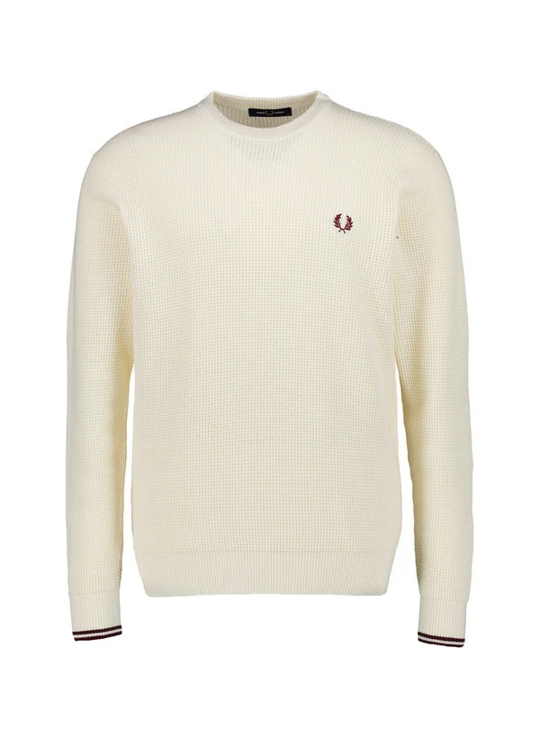 Fred Perry, Pullover, Baumwolle, ecru Fred Perry, Pullover, Baumwolle, Ecru -Herrenausstatter Verkaufe 452323 norm
