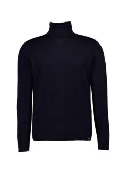MAERZ Muenchen, Rollkragenpullover, Merinowolle, Navy