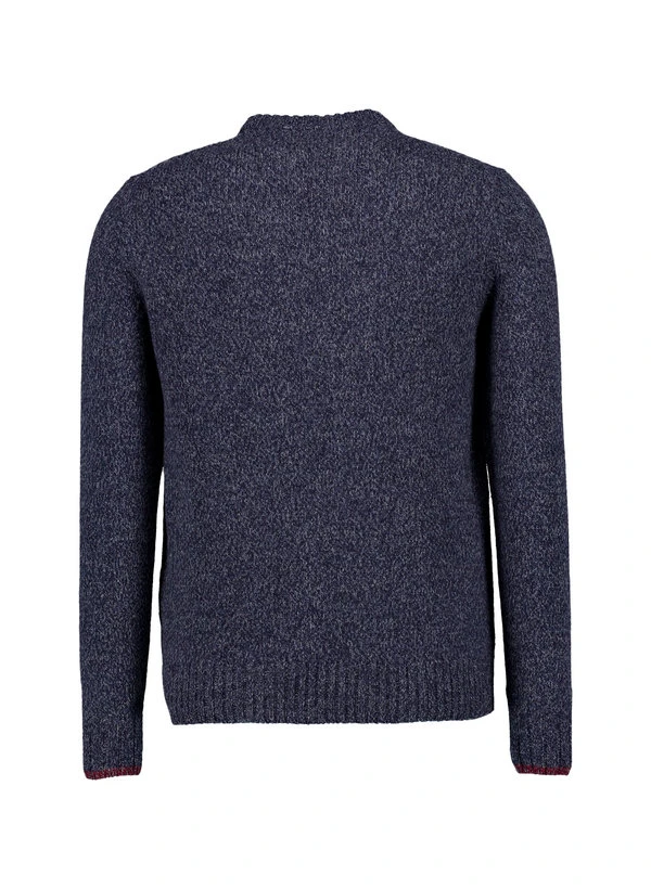 MAERZ Muenchen, Pullover, Merinowolle extrafein, navy meliert MAERZ Muenchen, Pullover, Merinowolle Extrafein, Navy Meliert -Herrenausstatter Verkaufe 452329 norm2