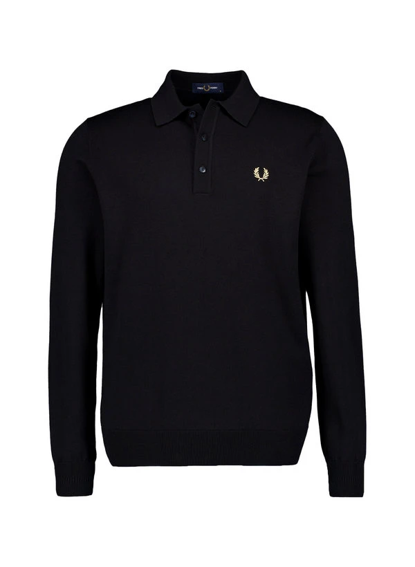 Fred Perry, Pullover, Wolle, noir Fred Perry, Pullover, Wolle, Noir -Herrenausstatter Verkaufe 452333 norm