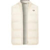 Fred Perry, Steppweste, Nylon Wasserabweisend, Ecru
