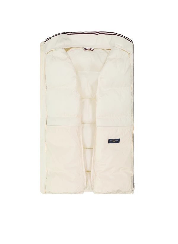 Fred Perry, Steppweste, Nylon wasserabweisend, ecru Fred Perry, Steppweste, Nylon Wasserabweisend, Ecru -Herrenausstatter Verkaufe 452403 norm3