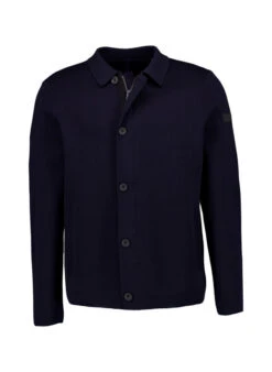 MAERZ Muenchen, Cardigan, Merinowolle, Navy