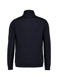 BOSS Green, Sweatjacke Momentum, Wolle-Mikrofaser, Dunkelblau -Herrenausstatter Verkaufe 452452 norm2