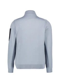 BOSS Green, Sweatjacke Momentum, Wolle-Mikrofaser, Dunkelgrau -Herrenausstatter Verkaufe 452453 norm2