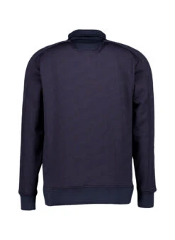 BOSS Green, Sweatjacke Mirror, Baumwolle, Dunkelblau -Herrenausstatter Verkaufe 452460 norm2