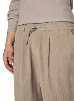 MAERZ Muenchen, Bundfaltenhose, Cord, Dunkelbeige -Herrenausstatter Verkaufe 452513 norm3