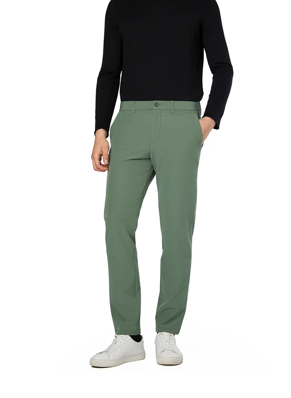 BOSS Green, Hose Commuter, Slim Fit, Jersey wasserabweisend, grün BOSS Green, Hose Commuter, Slim Fit, Jersey Wasserabweisend, Grün -Herrenausstatter Verkaufe 452553 norm