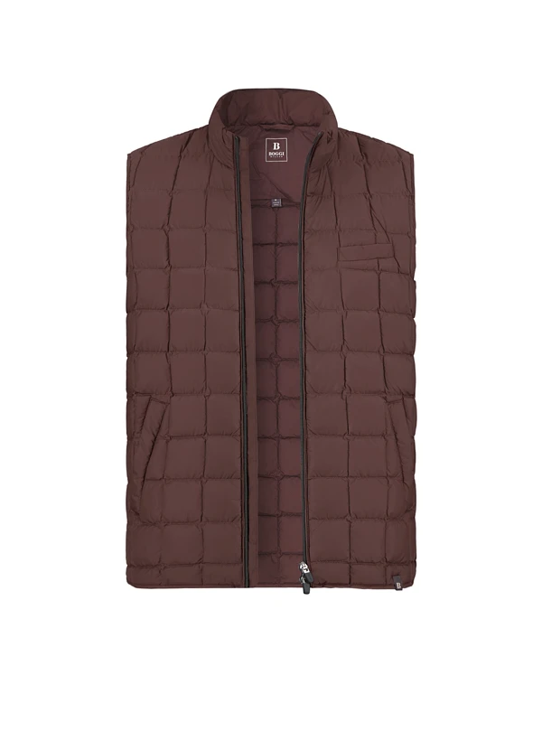 BOGGI MILANO, Daunenweste, Mikrofaser wasserabweisend, dunkelbraun BOGGI MILANO, Daunenweste, Mikrofaser Wasserabweisend, Dunkelbraun -Herrenausstatter Verkaufe 453097 norm
